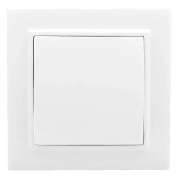 Выключатель 1-кл. СП Минск 10А IP20 бел. Basic EKF ERV10-021-10