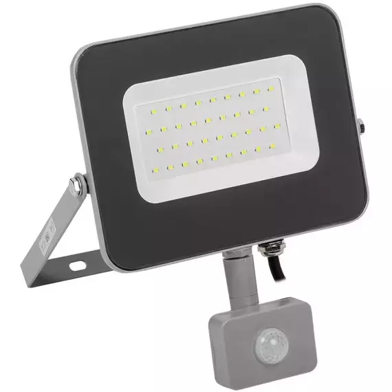Прожектор светодиодный СДО 07-30Д 30Вт 6500К IP44 с датчиком движ. сер. IEK LPDO702-30-K03