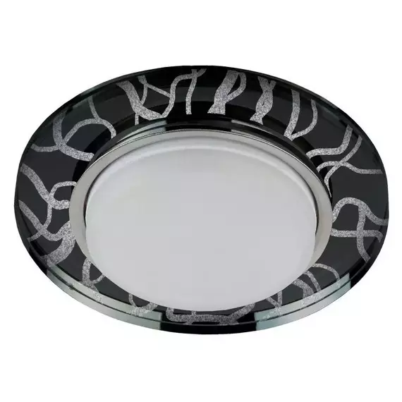 Светильник DK80 WH/BK 13Вт GX53 220В точечный бел./черн. 30/1320 ЭРА Б0019575
