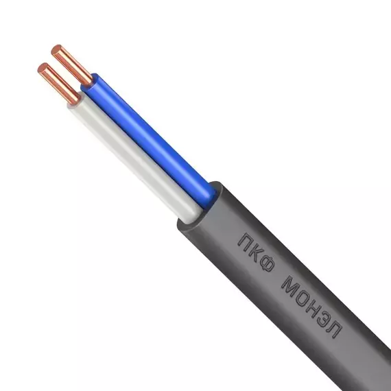 Кабель ВВГ-Пнг(А)-LS 2х4 (N) 0.66кВ (уп.100м) Монэл 020002202