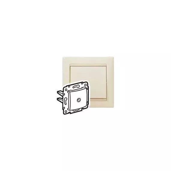 Механизм розетки TV СП Valena оконечная 10дБ  сл. кость (DIY-упак.) Leg 695617