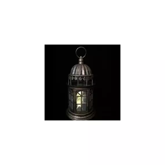 Светильник светодиодный "Фонарь" LN3-LD10-WW-ВО 26х13см 10 LED декоративный; корич. SHLights 4690601047373