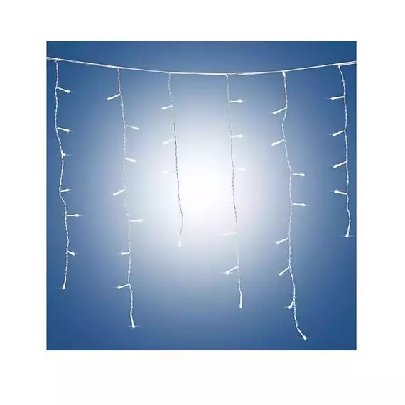 Гирлянда "Сосульки" IC80LD-W-E 80LED бел. 2м Shlights 4690601040718