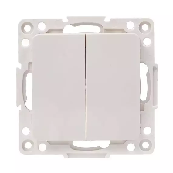 Механизм выключателя 2-кл. Стокгольм 10А бел. PROxima EKF EYV10-123-10