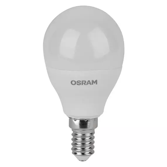 Лампа светодиодная LED Value LVCLP60 7SW/865 шар матовая E14 230В 2х5 RU (уп.5шт) OSRAM 4058075578166, изображение 2
