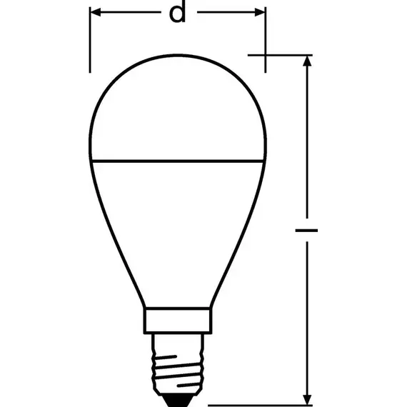 Лампа светодиодная LED Value LVCLP75 10SW/865 шар матовая E14 230В 10х1 RU OSRAM 4058075579774, изображение 2