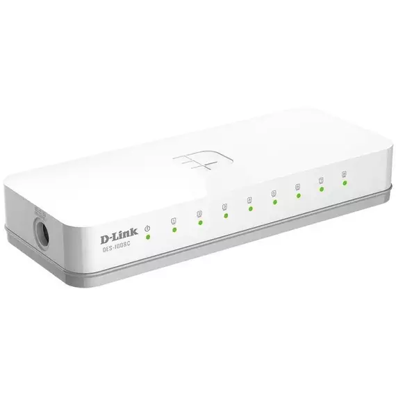 Коммутатор DES-1008C/B1A 8х100Мбайт неуправляемый D-Link 1404185, изображение 2