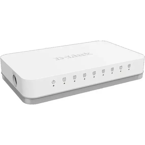 Коммутатор DGS-1008A/E1A 8G неуправляемый D-Link 1383700, изображение 2