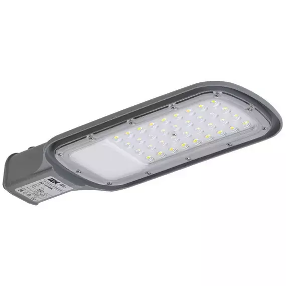 Светильник светодиодный ДКУ 1012-30Ш 5000К IP65 сер. IEK LDKU1-1012-030-5000-K03