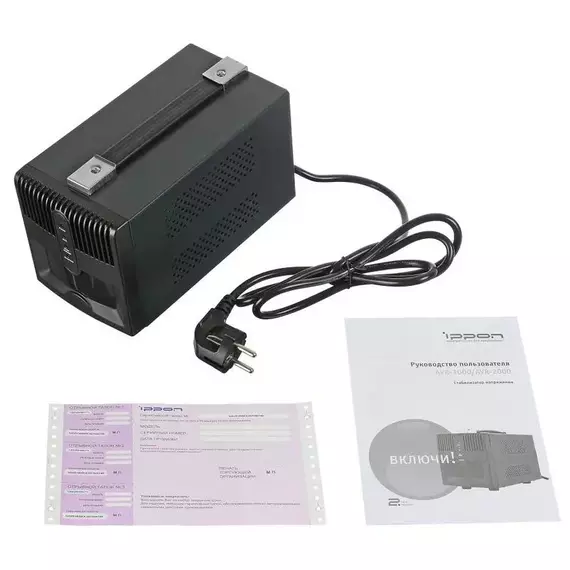 Стабилизатор напряжения AVR-1000 600Вт 1000В.А IPPON 551688, изображение 7