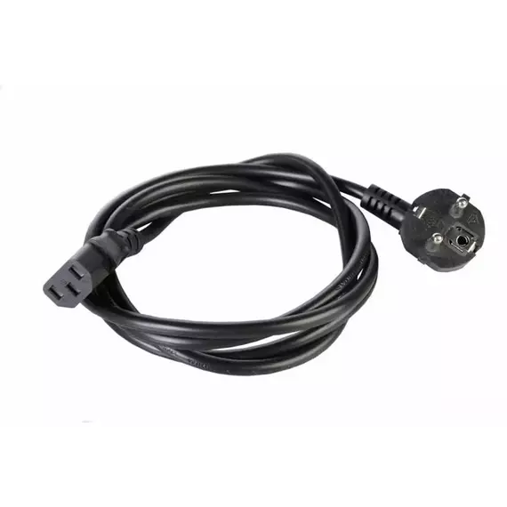 Шнур питания R-10-Cord-C13-S-3 C13-Schuko проводник. 3х1кв.мм 3м 220В 10А черн. Rem 892855