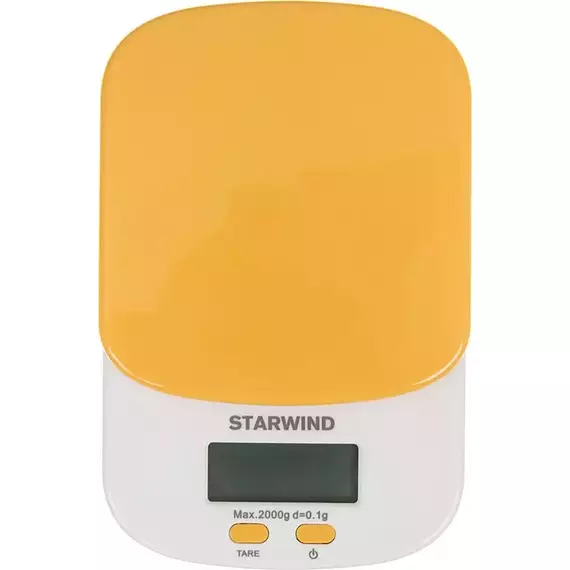 Весы кухонные электронные SSK2158 макс.вес:2кг оранж. STARWIND 317448
