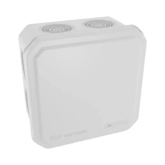 Коробка ответвительная с 8+2 каб. вводами d25/20мм IP55 100х100х50мм (розница) DKC 53800R, изображение 2