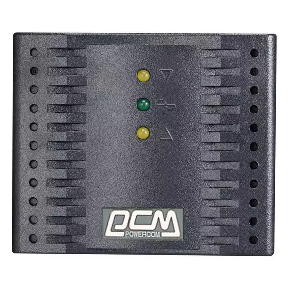 Стабилизатор напряжения TCA-1200 600Вт 1200В.А черн. POWERCOM 802506, изображение 2