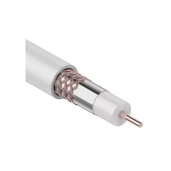 Кабель RG-6U+Cu (48%) 75Ом 100м бел. PROCONNECT 01-2206, изображение 2