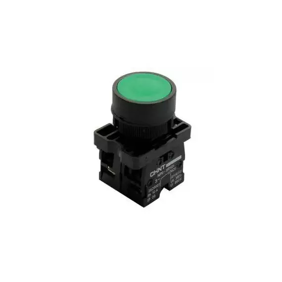 Кнопка управления NP2-EA21 без подсветки черн. 1НО IP40 CHINT 574814