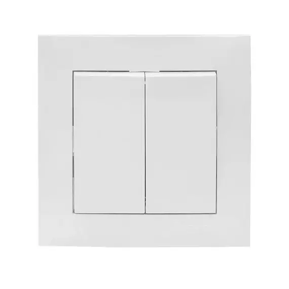 Выключатель 2-кл. СП Валенсия 10А IP20 бел. PROxima EKF EWV10-023-10