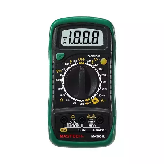 Мультиметр портативный MAS830L Mastech 13-2007, изображение 4