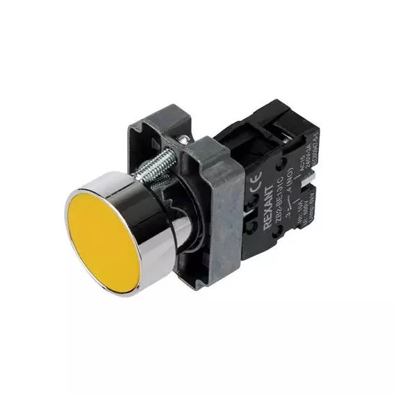Кнопка XB2 желт. NO Rexant 36-5521, изображение 4