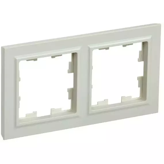 Рамка 2-м BRITE РУ-2-БрКр беж. IEK BR-M22-K10