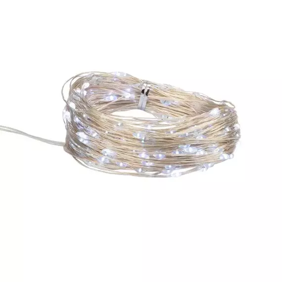 Гирлянда светодиодная "Роса" 30м 300LED бел. 3.6Вт IP44 с трансф. Neon-Night 303-215, изображение 3