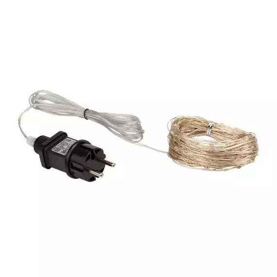 Гирлянда светодиодная "Роса" 30м 300LED бел. 3.6Вт IP44 с трансф. Neon-Night 303-215, изображение 5