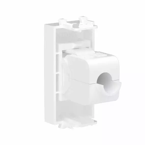 Розетка компьютерная 1мод. Avanti "Белое облако" RJ45 кат.6 без шторок модульная механизм DKC 4400691, изображение 3