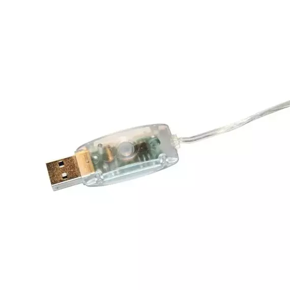 Гирлянда "Нить" ILDM120RGB-C-USB-RC 120 RGB минисветодиодов 12м с контроллером для помещений пульт SHLights 4690601049230, изображение 5