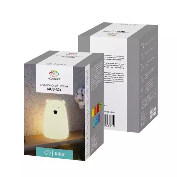 Ночник силиконовый "Медведь" Neon-Night 503-009, изображение 9