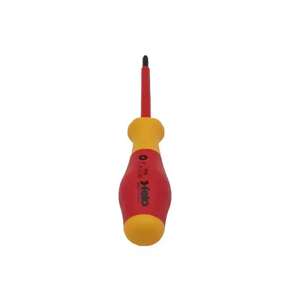 Отвертка диэлектрическая крестовая PZ1х80 Felo 91510290, изображение 3