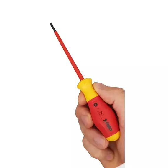 Отвертка диэлектрическая шлицевая SL3.0х0.5х100 Felo 91303090, изображение 4