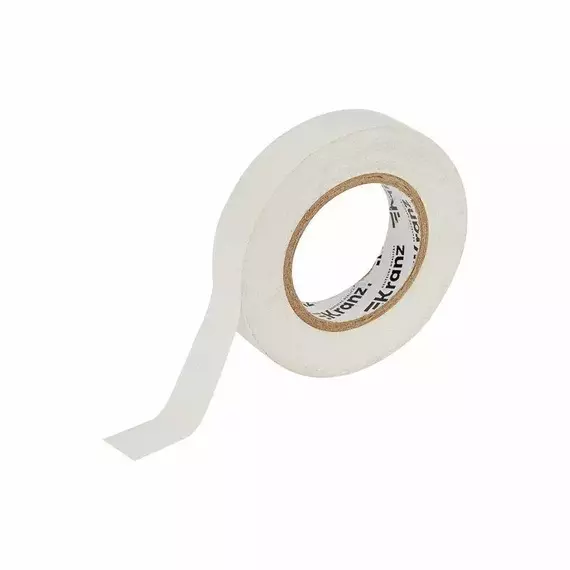 Изолента ПВХ 0.13х15мм 25м бел. Kranz KR-09-2101, изображение 3