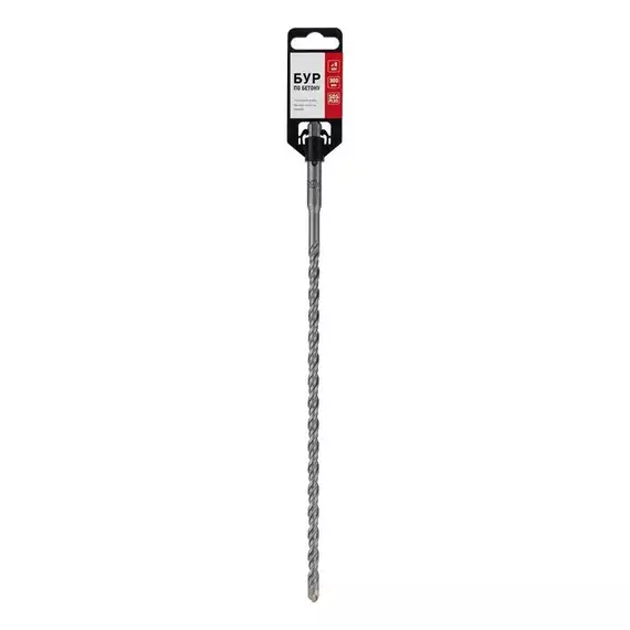 Бур по бетону 10х300мм SDS PLUS Kranz KR-91-0026, изображение 4