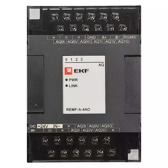 Модуль аналогового вывода REMF 4 PRO-Logic EKF REMF-A-4AO, изображение 3
