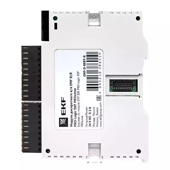 Модуль дискретного в/в EMF 8/8 PRO-Logic PROxima EKF EMF-D-8X8Y-R, изображение 4