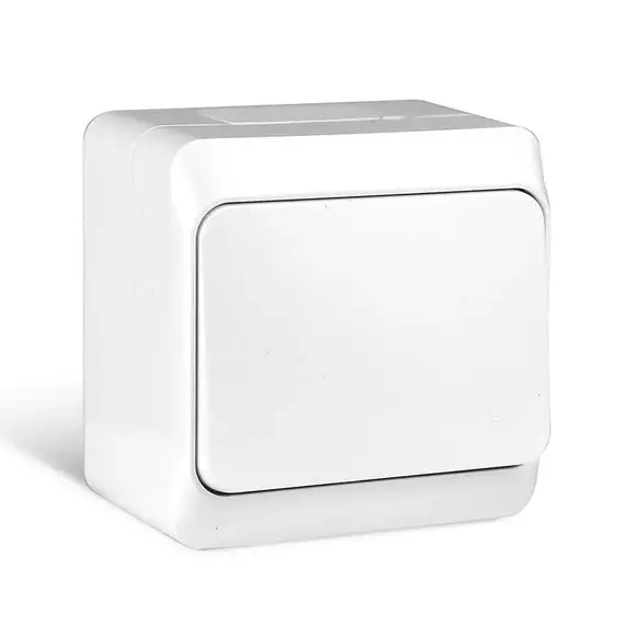 Переключатель 1-кл. ОП Nix 10А IP54 250В бел. TOKOV ELECTRIC TKE-NX-P1-C01-IP54, изображение 3
