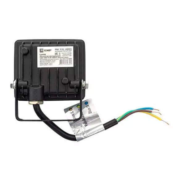 Прожектор светодиодный СДО-3001 10Вт 6500К IP65 Basic EKF FLL-3001-10-6500, изображение 4