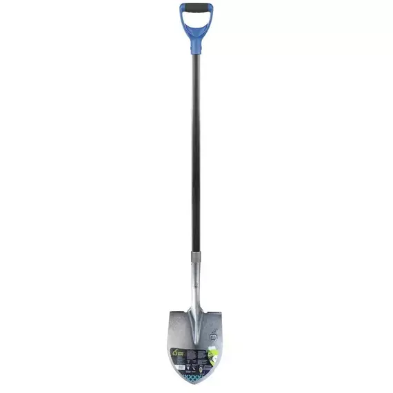 Лопата садовая 1.60м черенок фибергласс с ПВХ (1/6) Green Apple Б0015197