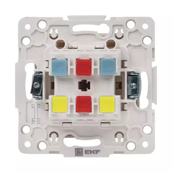 Механизм переключателя проходного 2-кл. Стокгольм 10А бел. PROxima EKF EYV10-027-10, изображение 3