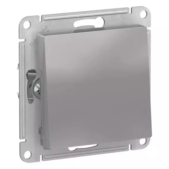Переключатель 1-кл. AtlasDesign Aqua IP44 (сх.6) 10AX механизм алюм. SE ATN440361