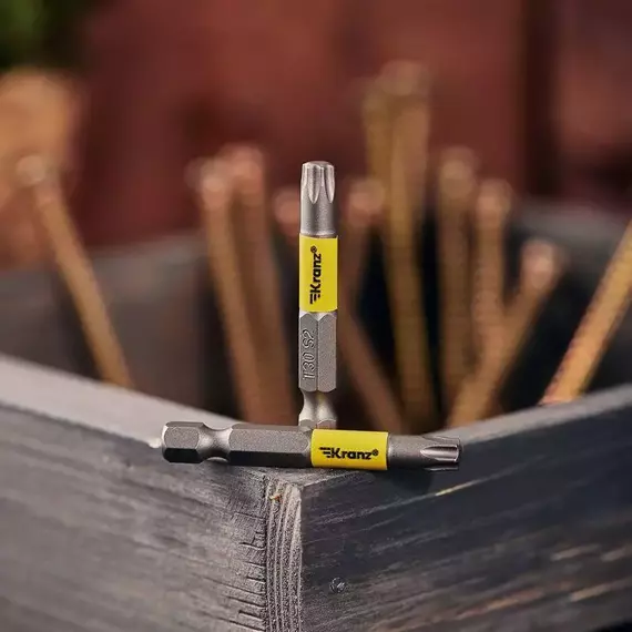 Бита Torx T30х50мм для шуруповерта (уп.2шт) Kranz KR-92-0430-1, изображение 2