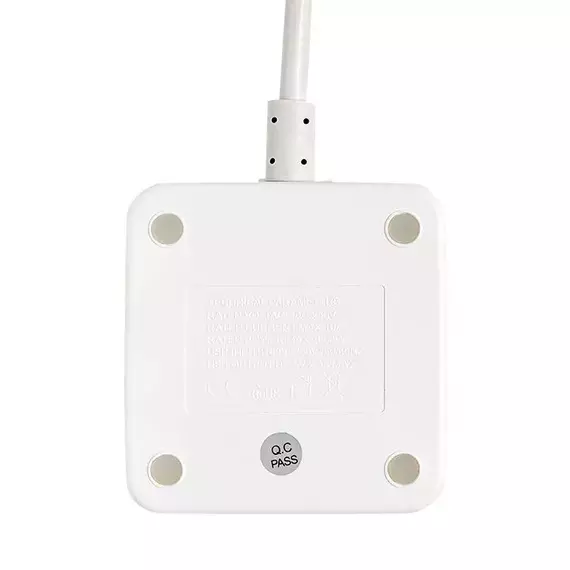 Удлинитель "Куб" 2 гнезда 3USB 2.4А+зарядное устройство 1.3 метра 1кв.мм EKF UBA-CUB-3-WC, изображение 5