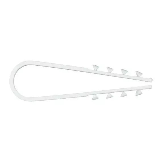 Дюбель-хомут d5-10мм для круглого кабеля бел. (уп.100шт) PROxima EKF plc-ncc-5x10w, изображение 3