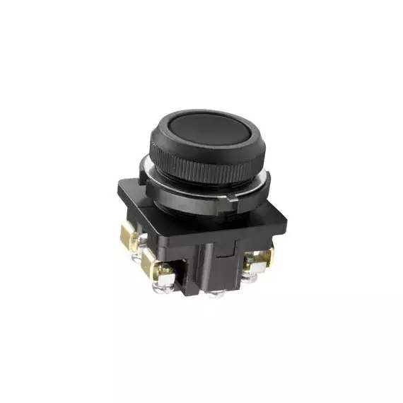 Кнопка КЕ-011/1 2з цилиндр 10А 660В IP40 черн. Электротехник ET507206