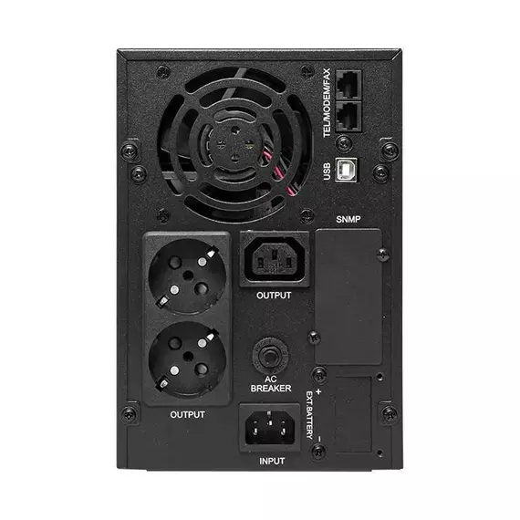 Источник бесперебойного питания линейно-интерактивный E-Power PSW 600 2000ВА напольный с АКБ 3х12В_9Ач PROxima EKF PSW-620TB, изображение 4