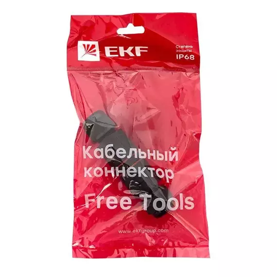 Коннектор кабельный I-образ. СМК 3PIN IP68 FreeTools PROxima EKF cct2-smk3, изображение 3
