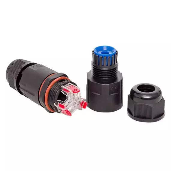 Коннектор кабельный I-образ. СМК 3PIN IP68 FreeTools PROxima EKF cct2-smk3, изображение 6