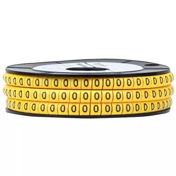 Маркер каб. 1.5кв.мм "0" (к-1000ед) (ЕС-0) EKF plc-KM-1.5-0, изображение 2