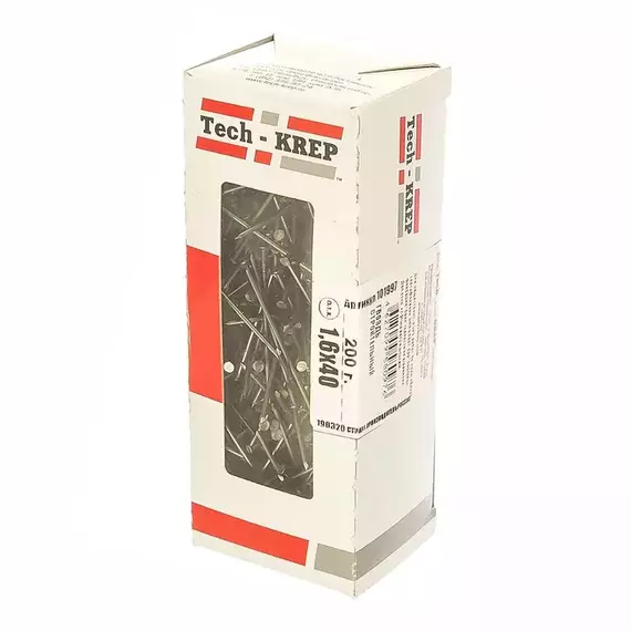 Гвоздь строительный 1.6х40 (уп.0.2кг) Tech-KREP 101997