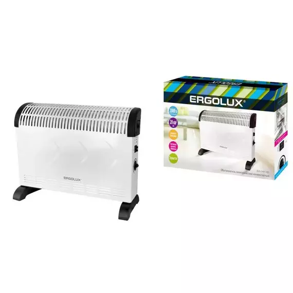 Тепловентилятор ELX-СH01-C01 220-240В 750/1250/2000Вт бел. Ergolux 14544